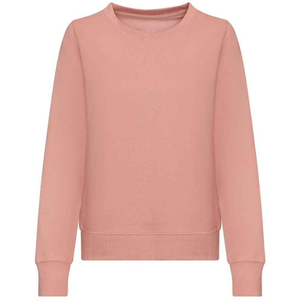 Awdis Womens/Ladies Sweatshirt / Dusty Pink